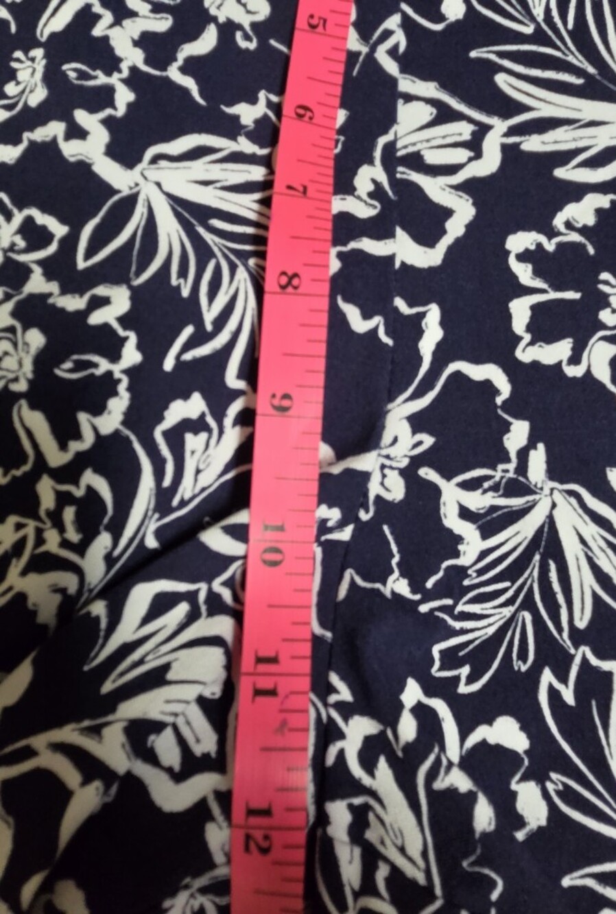 Zac & Rachel Navy and White Floral Pants Size 20 - Picture 7 of 11